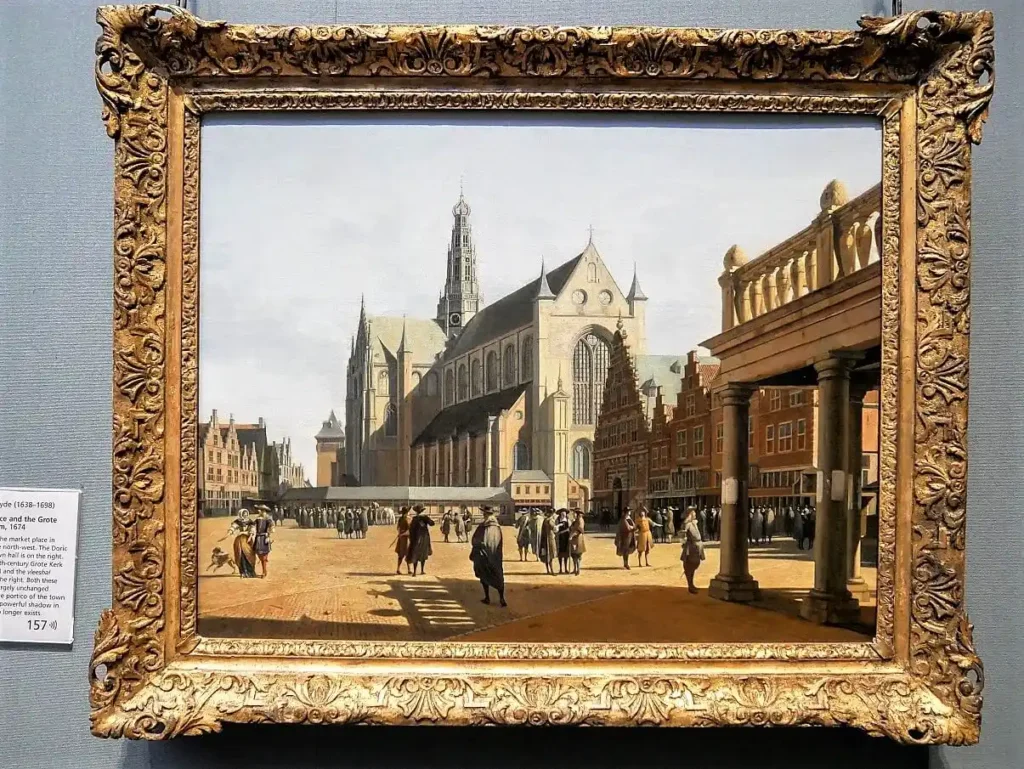 Painting of Haarlem from the National Gallery in London