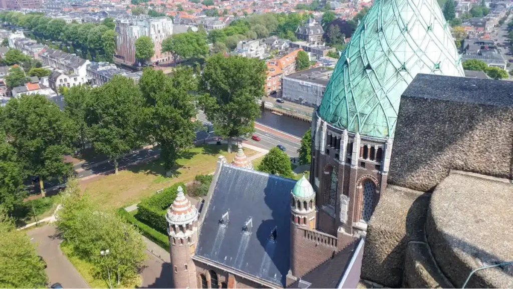 View from Saint Bavo Cathedral in Haarlem