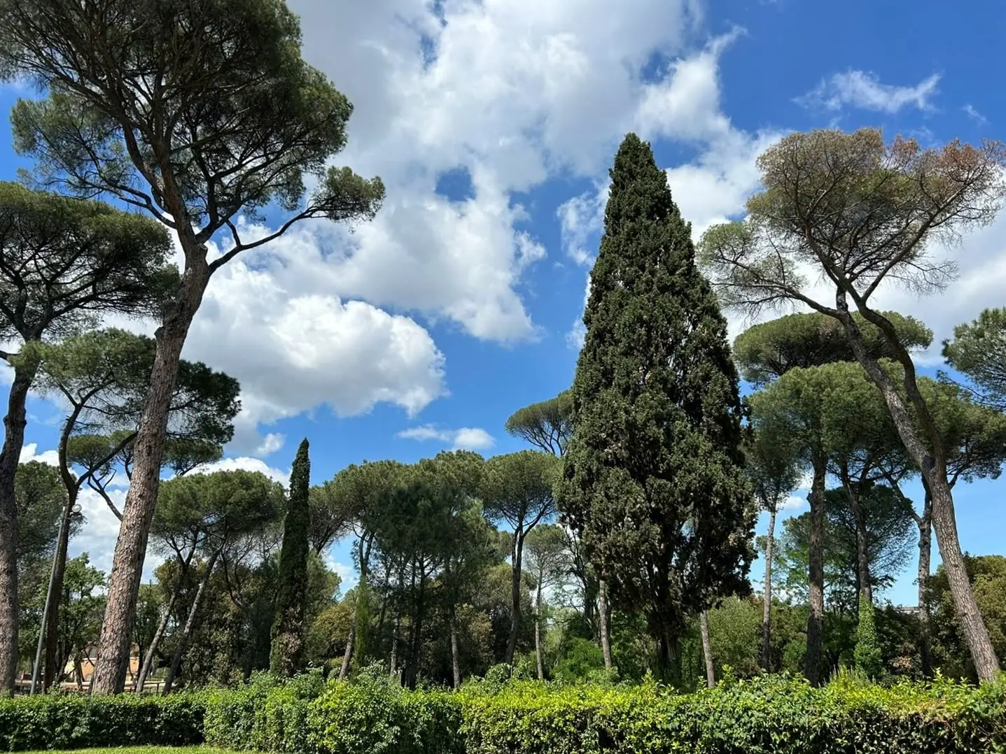 Borghese Gardens in Rome