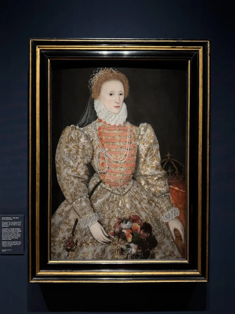 Portrait of Elizabeth I from the National Portrait Gallery in London