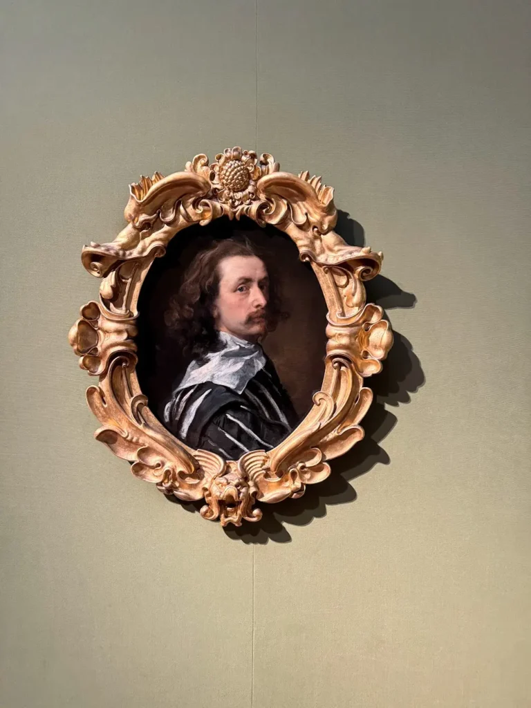 Anthony van Dyck self-portrait at the national Portrait Gallery in London