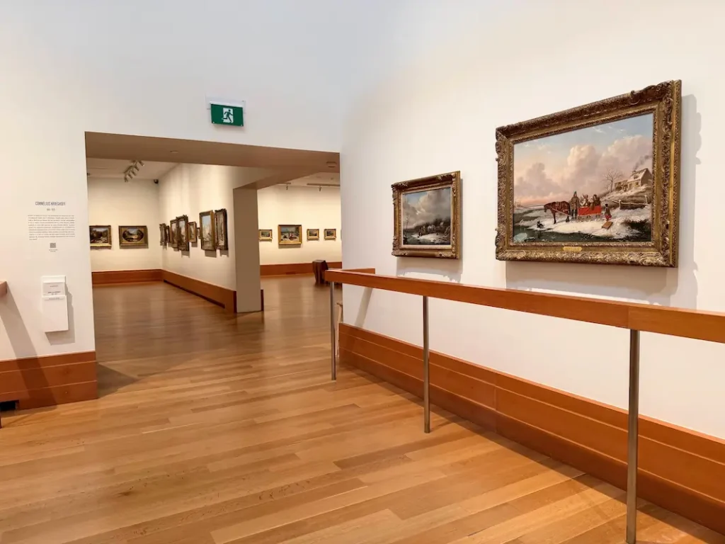 Cornelius Krieghoff painting at the Art Gallery of Ontario in Toronto