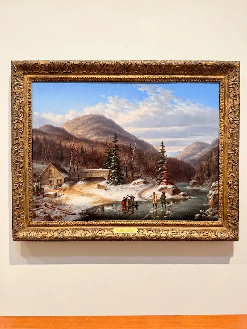 Cornelius Krieghoff painting at the Art Gallery of Ontario in Toronto