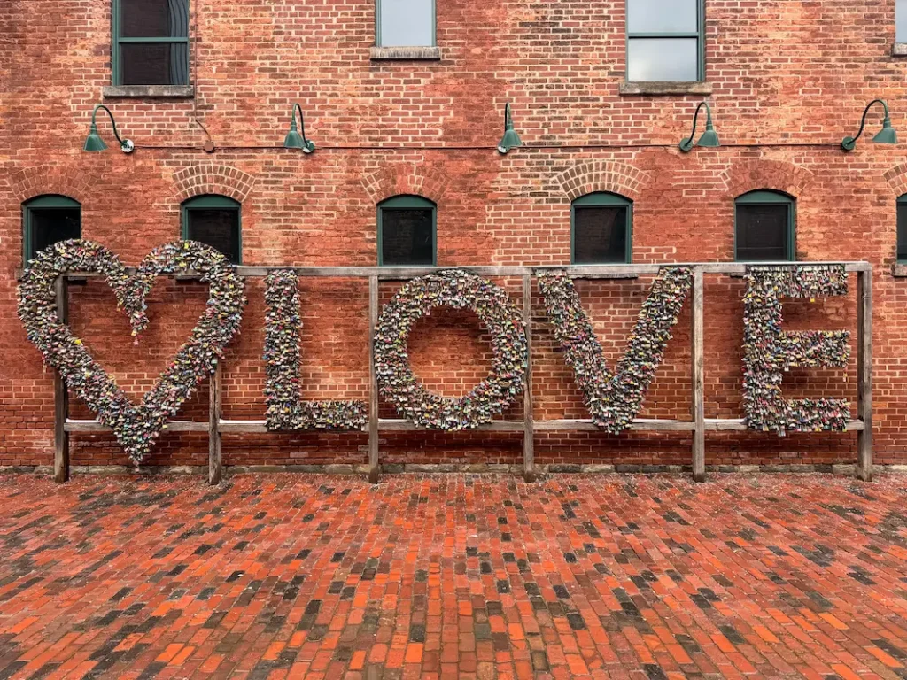 Distiller district in Toronto