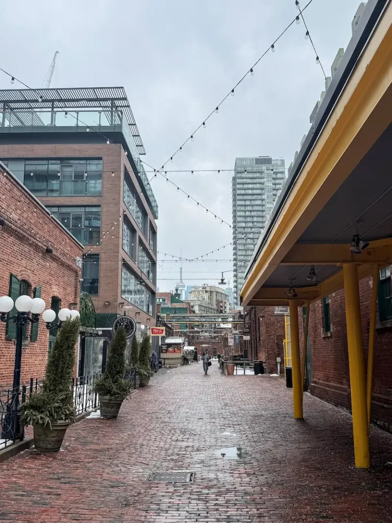 Distillery district in Toronto