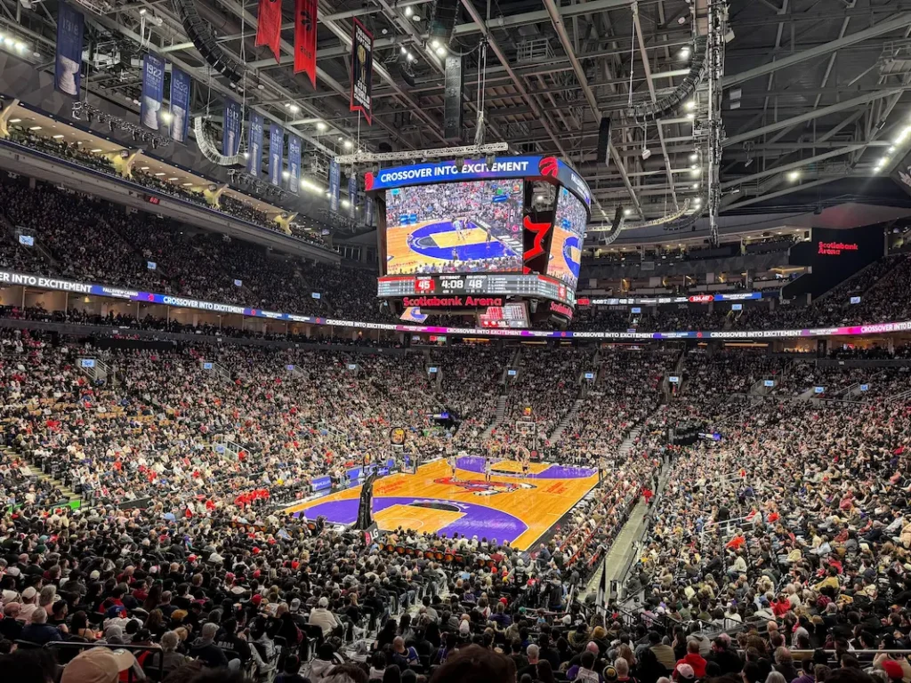 Watching a basketball game is one of the best things to do in Toronto