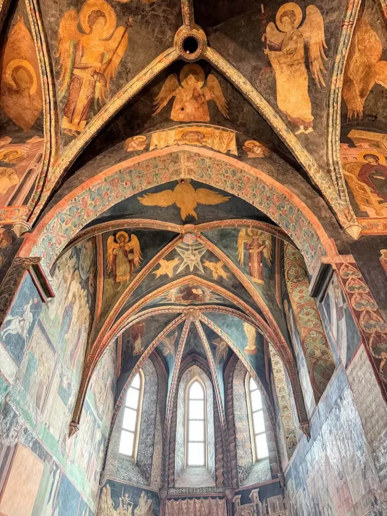 Lublin sightseeing: Wall paintings at the Trinity Chapel in Lublin