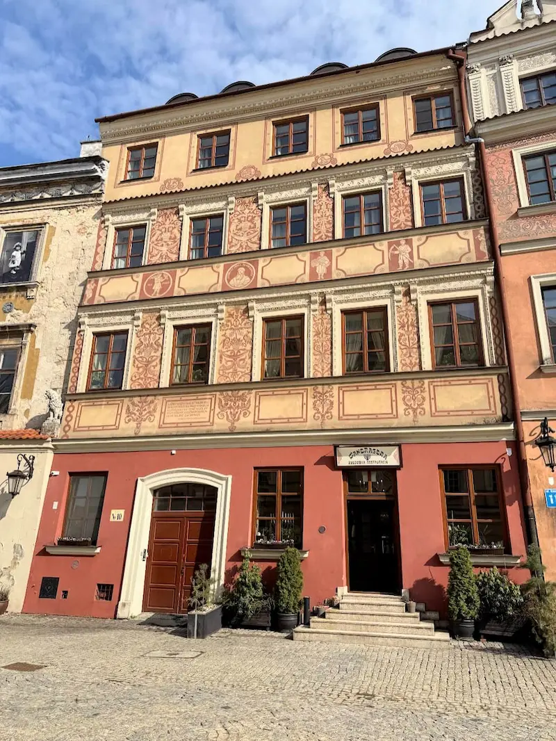 Jewish Mandragora restaurant in Lublin