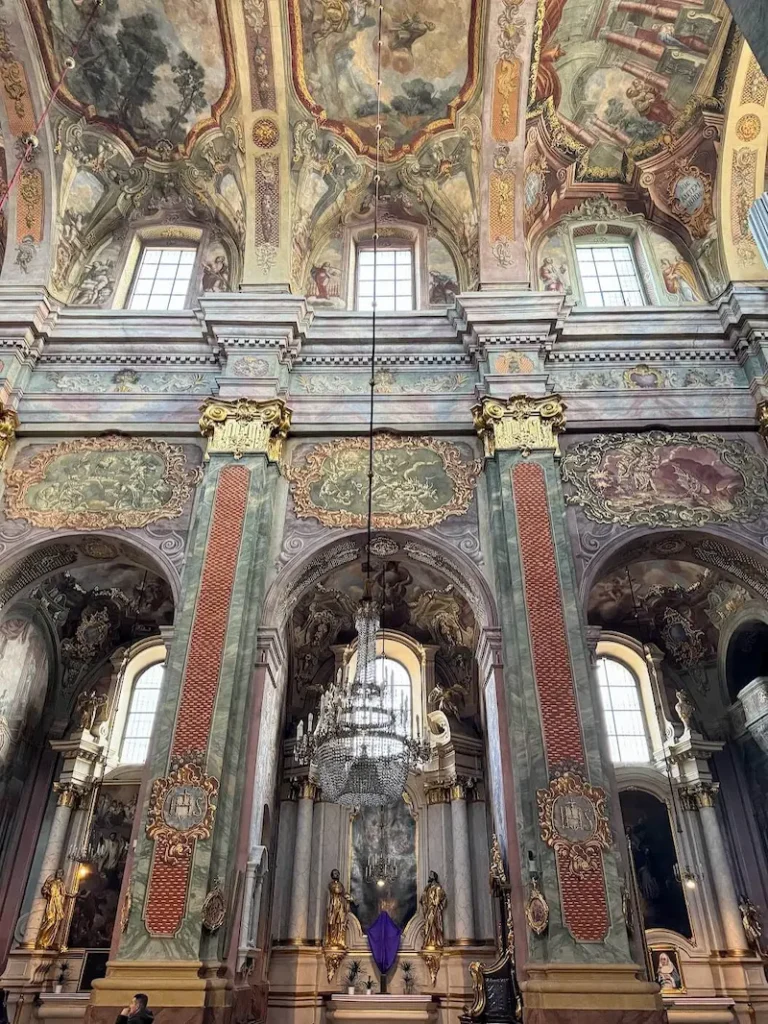 Things to see in Lublin: Lublin Cathedral wall paintings