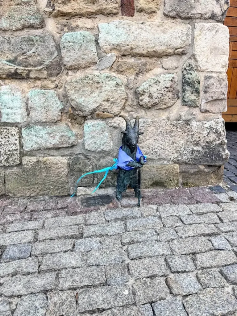 Goat statue in Lublin