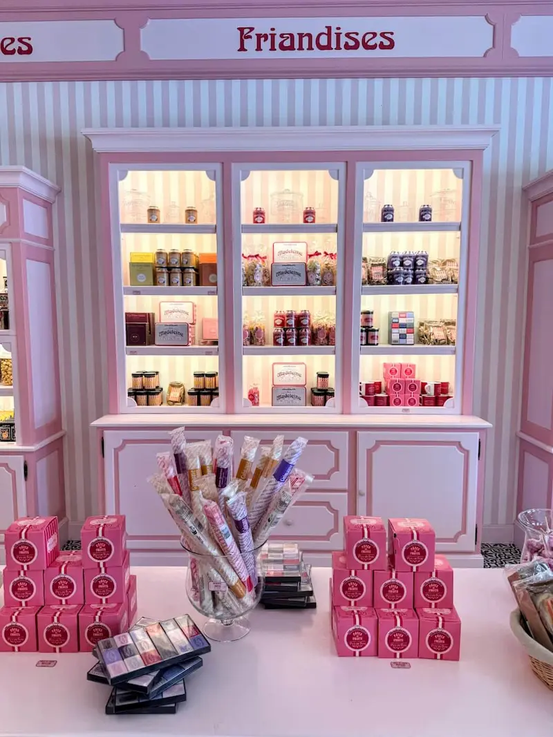 Candy shop at Bourg 1900 at Puy du Fou