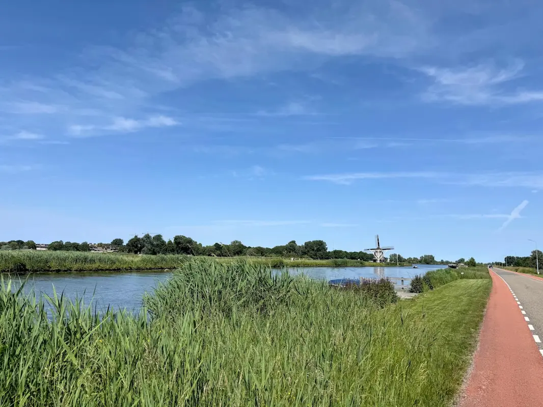 Cycling through Haarlemmermeer in Amsterdam Area