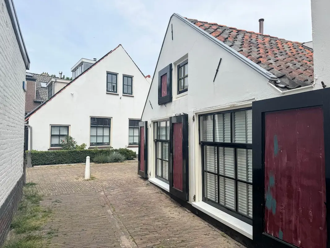 Fishermen's houses in Zandvoort old centre