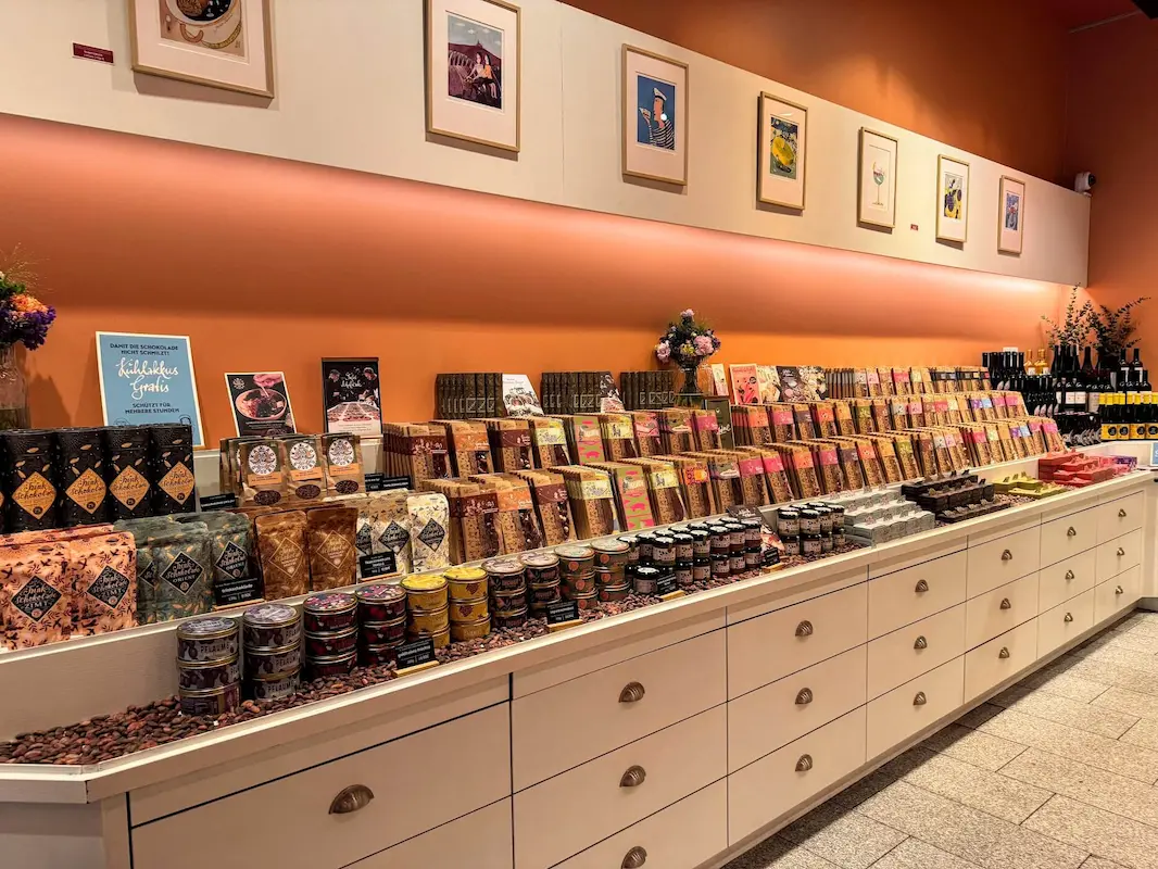 Goldhelm Schokoladen shop in Leipzig