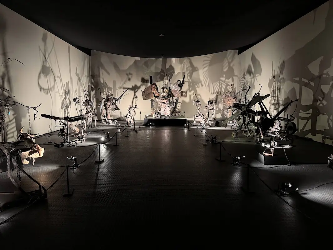 Jean Tinguely: Mengele Dance of Death in Tinguely Museum in Basel