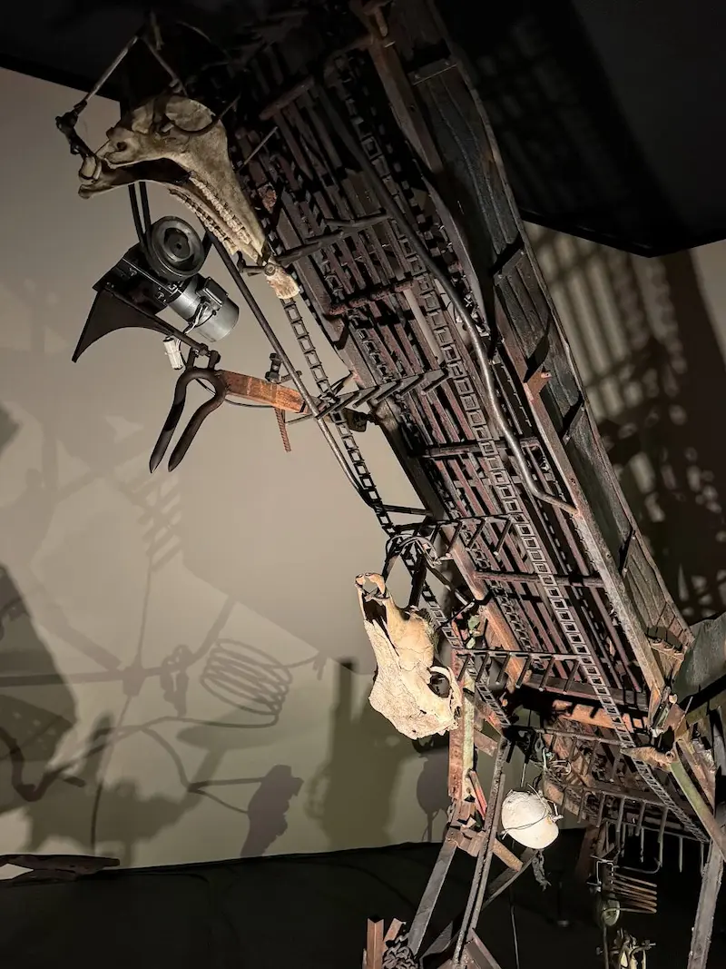 Jean Tinguely: Mengele Dance of Death in Tinguely Museum in Basel