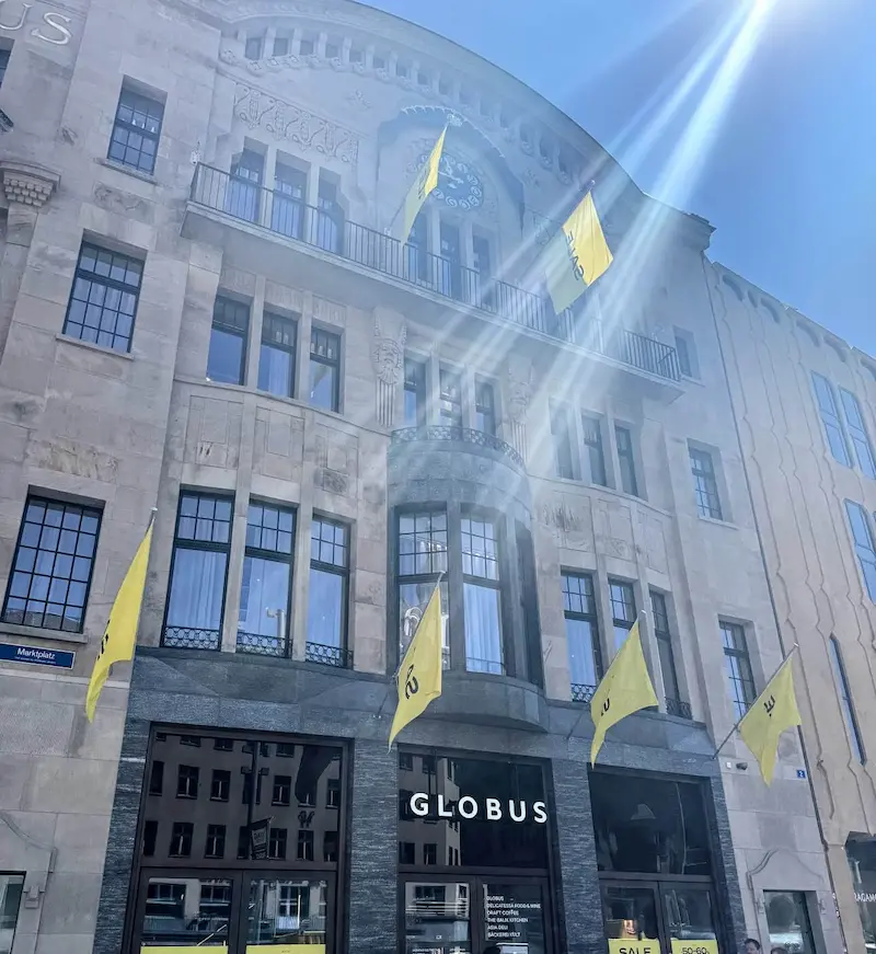 Globus department store in Basel