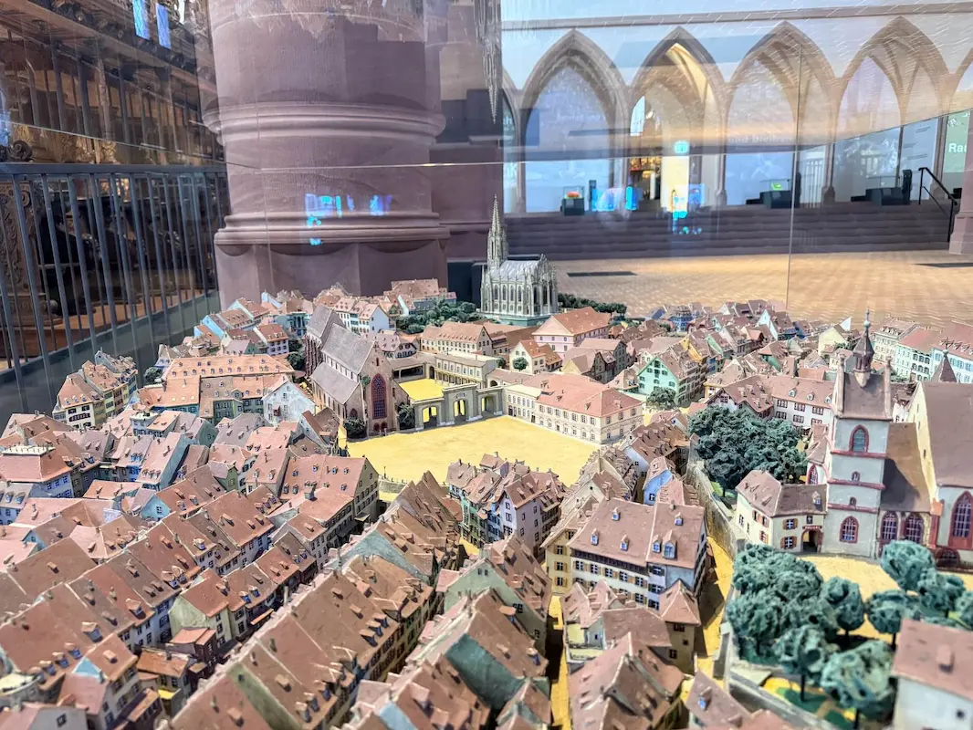 Basel city model at the Historical Museum