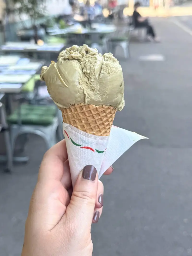Ice cream in Basel in Switzerland